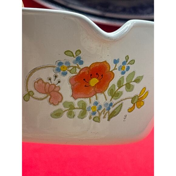 Vintage Corningware Wildflower Pattern Saucepan 2.5 Cup P-89-B with Lid Vintage - Picture 2 of 8